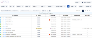 First Transition to Assignee