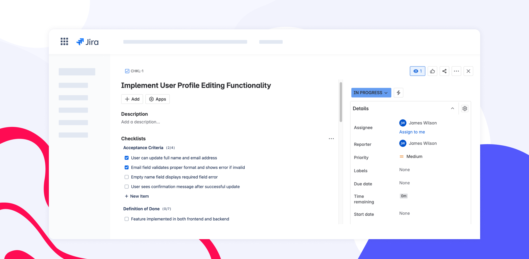 Stay organized with smart to-do lists in Jira: break down tasks into small steps, use checkboxes to track progress, assign tasks, and simplify workflows