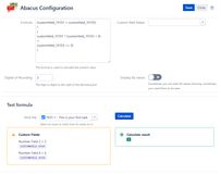 Abacus Fields work well with fields that use numeric search templates.
Abacus Fields are able to quickly add, divide, multiply and subtract, sine, cosine, tangent in complex computing’s.
Searchable and Exportable.