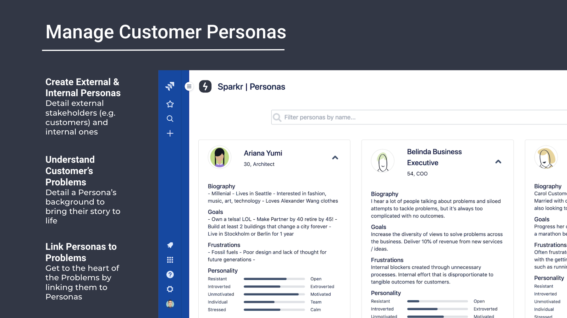 Sparkr Persona Management