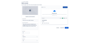 Create custom courses for your team.