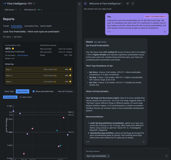 Know Exactly What to Fix. AI-powered analysis identifies root causes and gives you specific actions: audit your bug definitions, standardize workflows, or split work types into separate estimates.