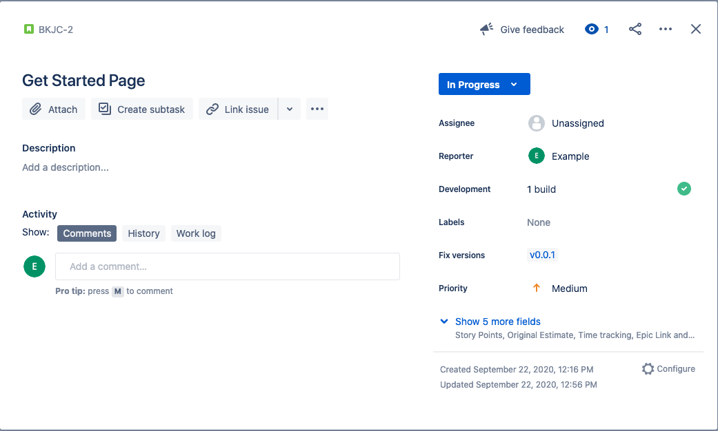 View build status instantly