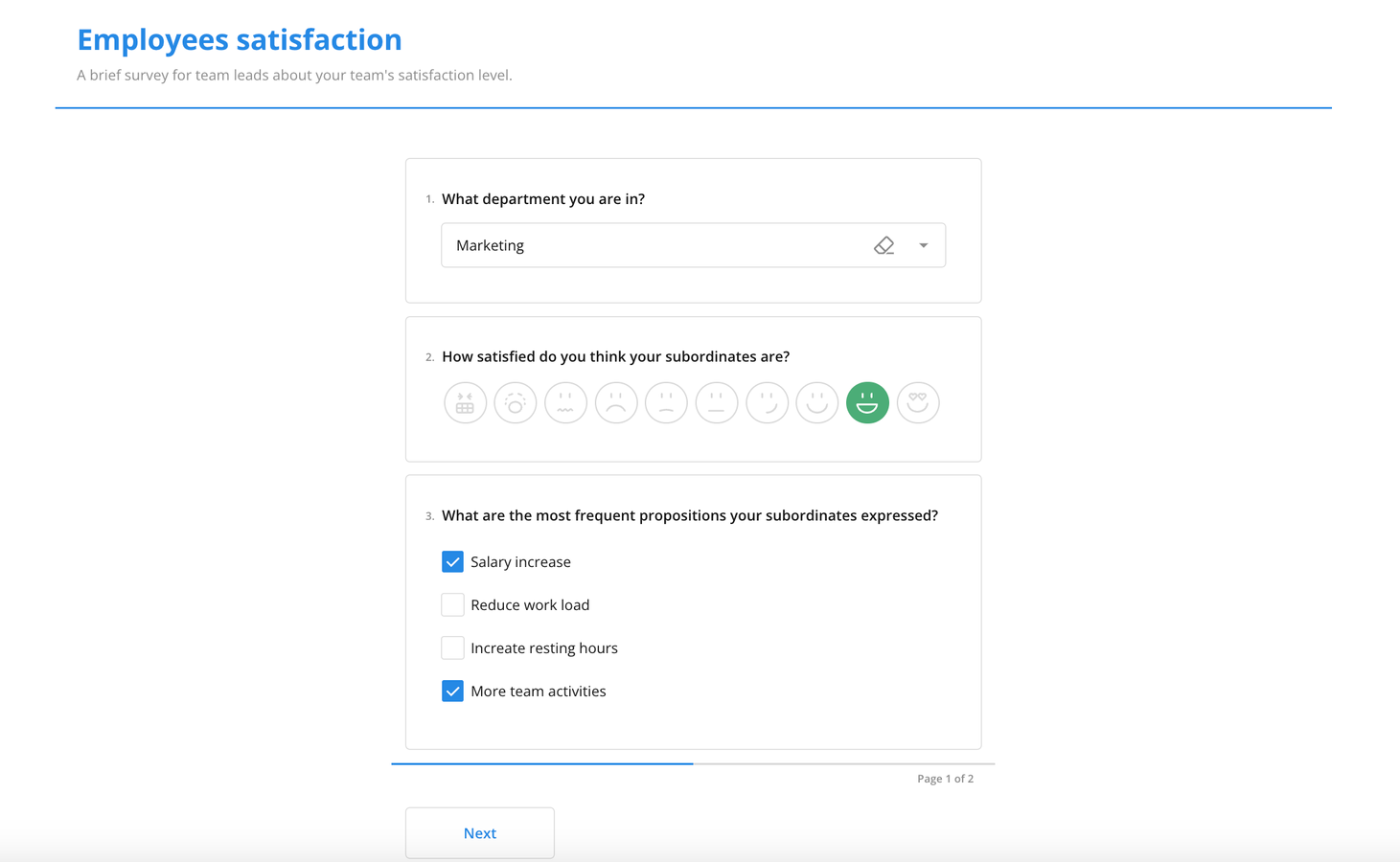 Full scale surveys