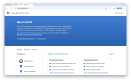 Opus Guard's Trust Center covers our security program, policies and compliance documentation in one place.