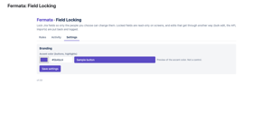 Site settings: the accent color shared by every HelzBrand app.