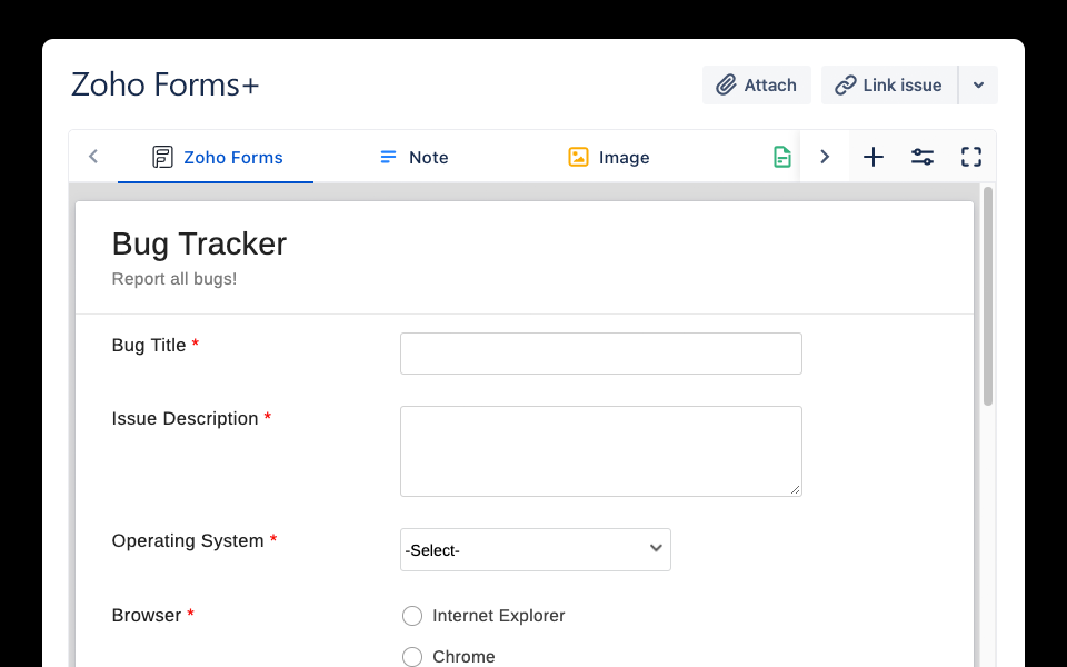 Zoho Forms+ for Jira | Atlassian Marketplace