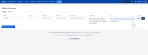 You will see the list of all data sources created and their URLs. You may archive unnecessary Data Sources by clicking the Actions => Archive button