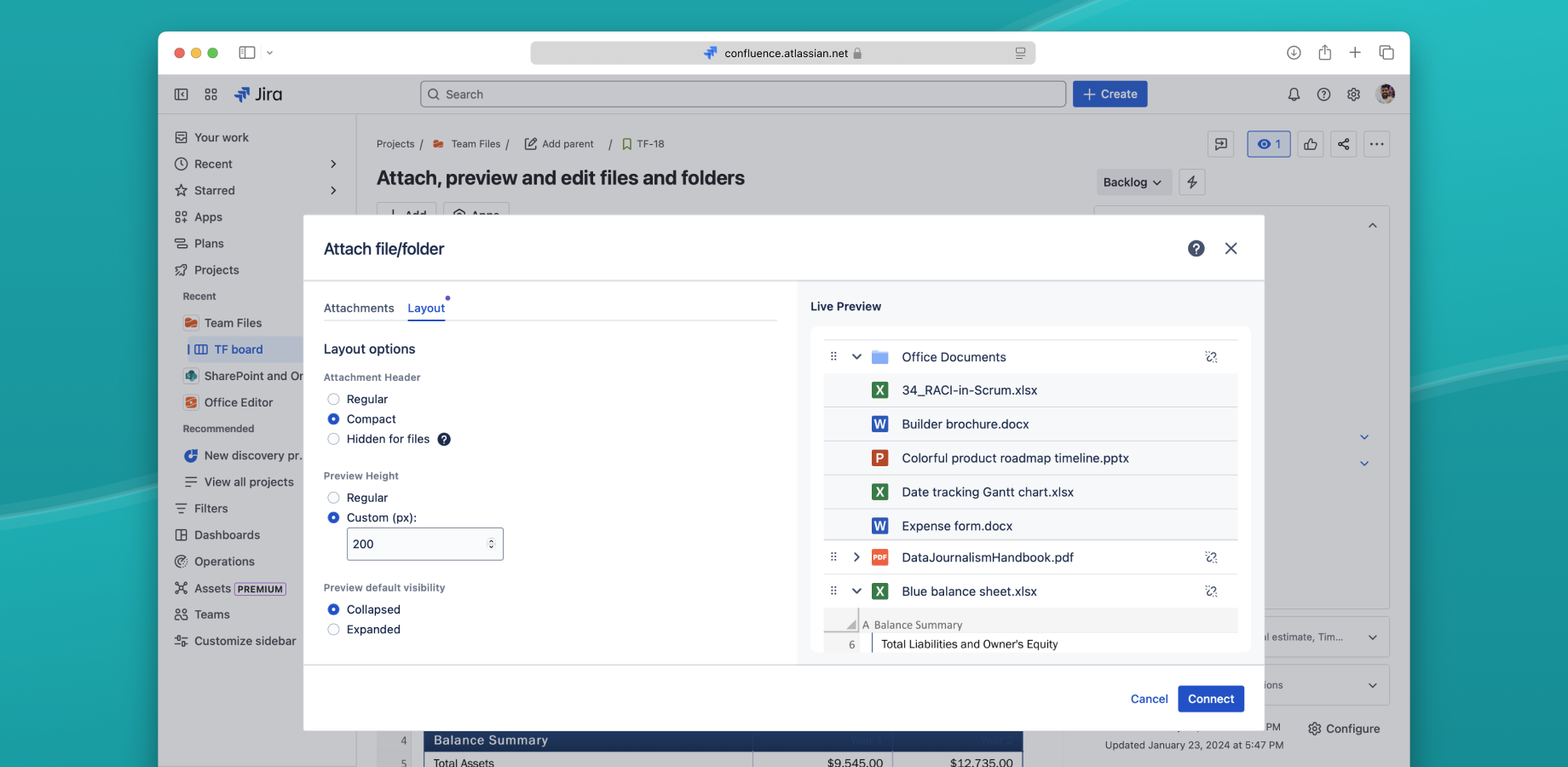 Save time by updating your documents directly from the issue view, with no edit locks and seamless integration with Microsoft Office 365. Open Document Format files are also supported.