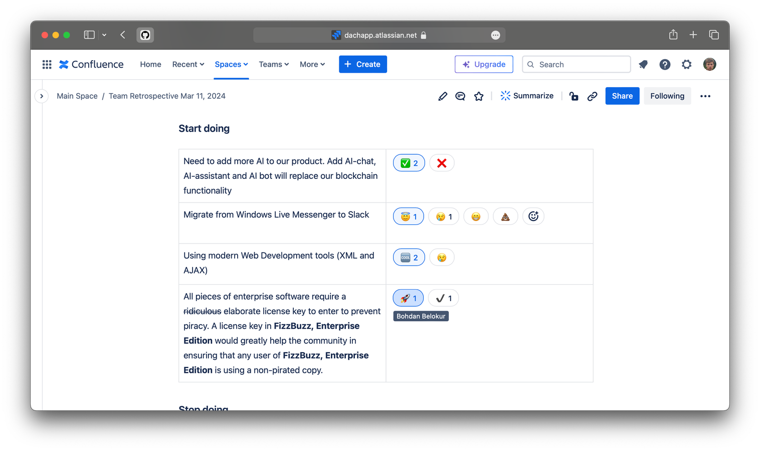 Gather feedback with a click 🖱️