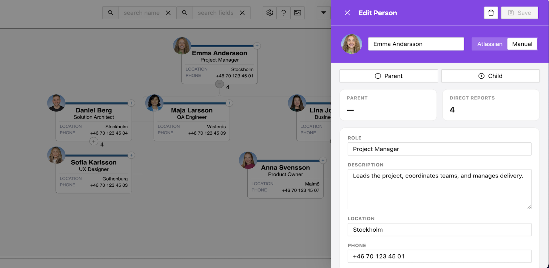 Confluence Users, Externals & Custom Properties