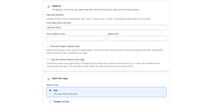 Add a prefix to titles, replay page history, give pages back to their owners.