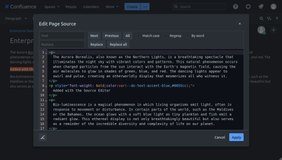 Try out the dark mode editor in Confluence 9