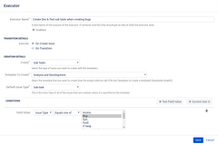 On create executor