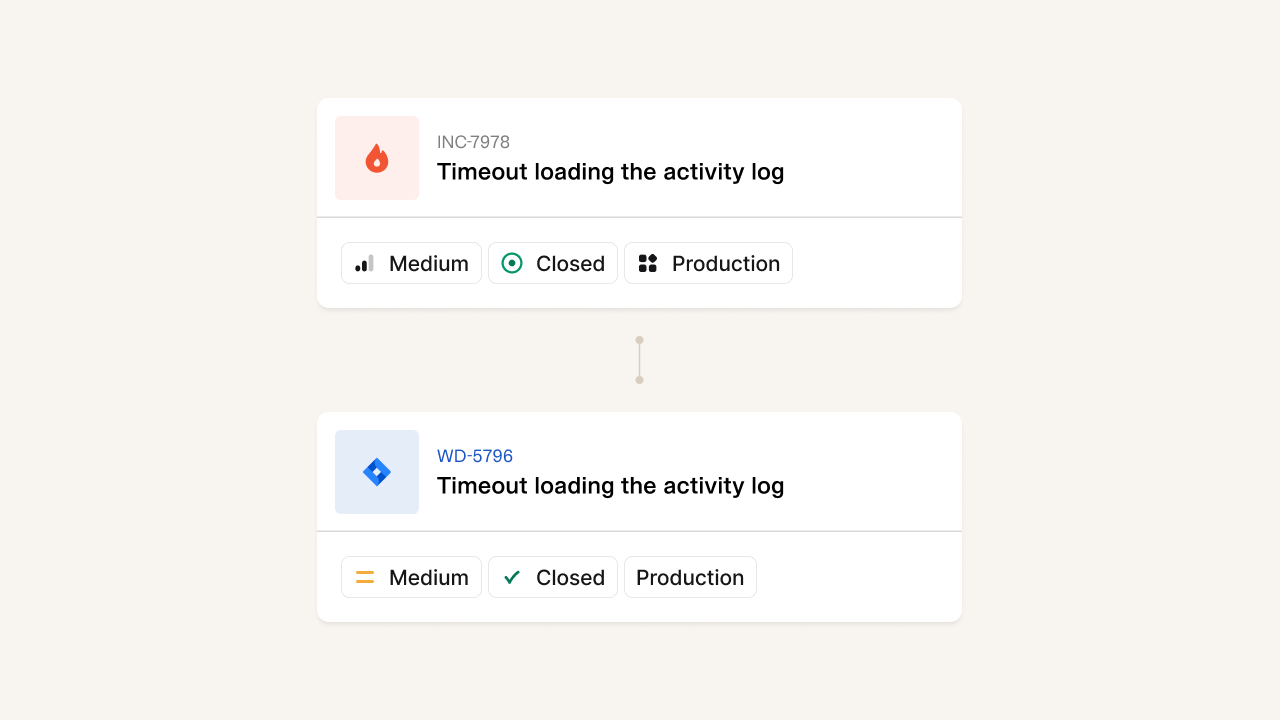 Keep incidents & Jira issues automatically linked