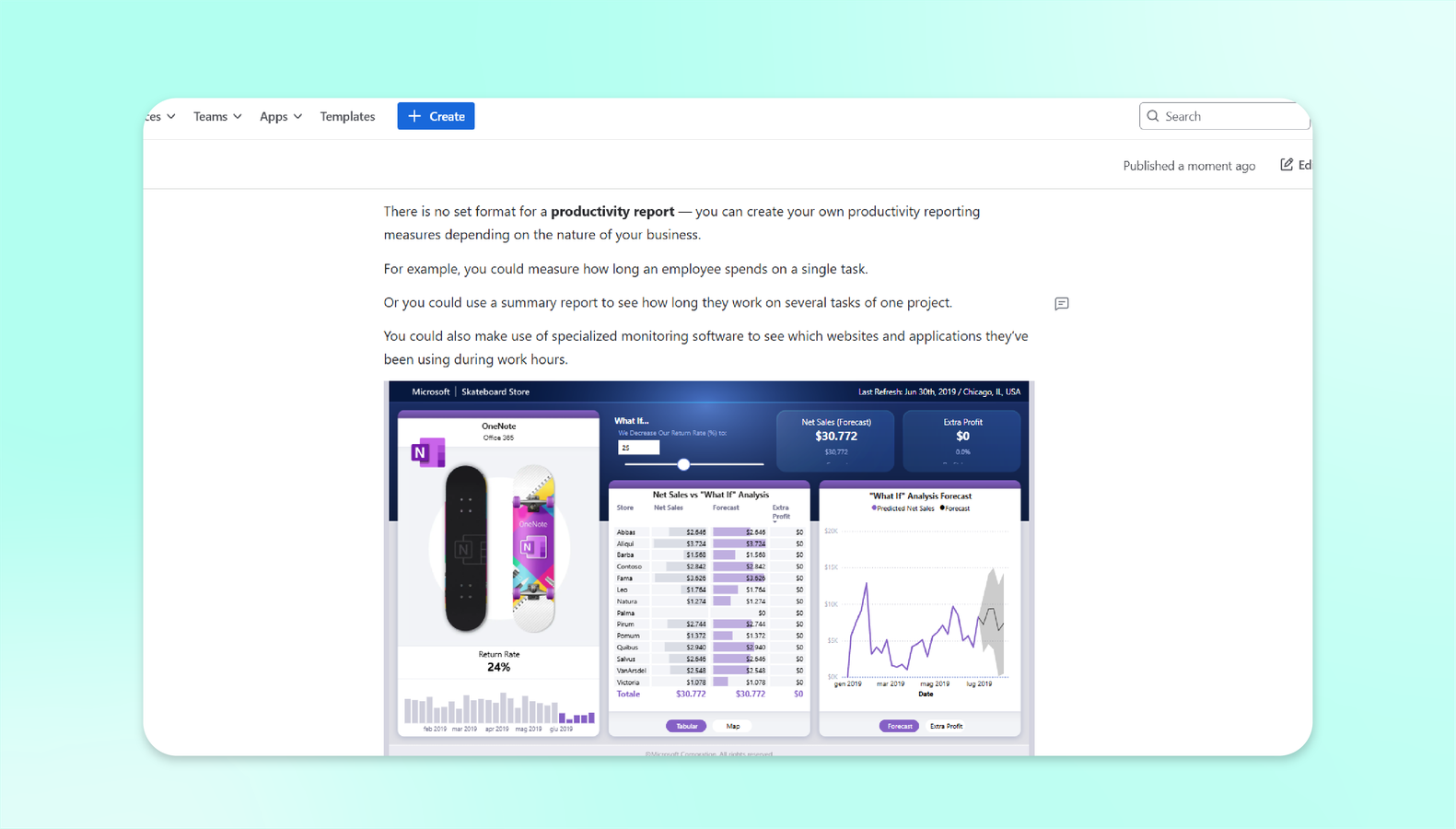 add microsoft power bi to confluence