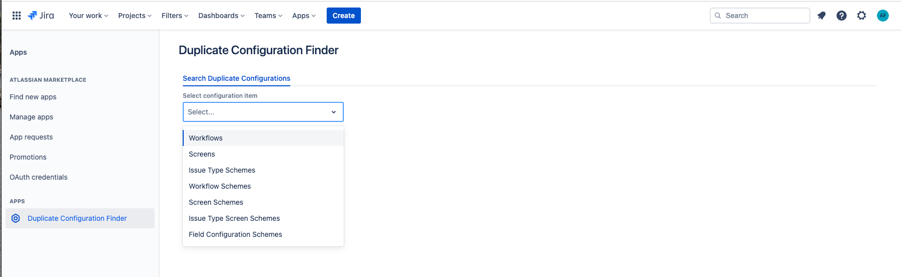 Supports most of the configuration items in Jira