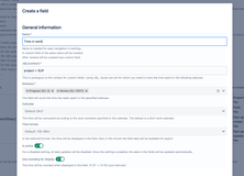 Specify for which tasks the field value should be calculated. Specify the statuses in which you want to calculate the time and the working calendar. Configure the display format.