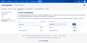 Reserve your custom field name in each environment to reduce code manipulation between environment deployments.