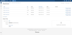 Upload page attachments to a cloud and attach files from a cloud to a page
