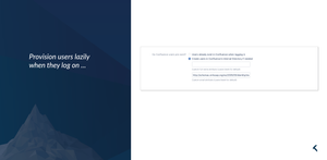 Just-in-time user provisioning