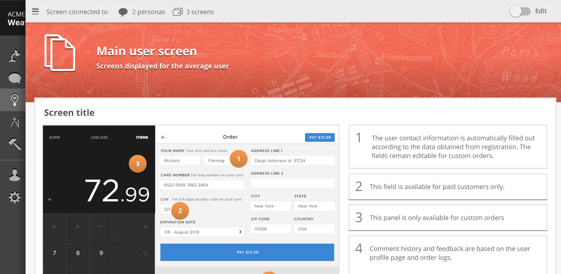 Intuitive design workflows and deliverables