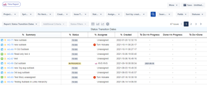 Status Transition Dates
