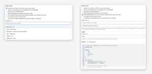 Pick key paths from a YAML or JSON file, or a snippet marked in your code, instead of typing them.