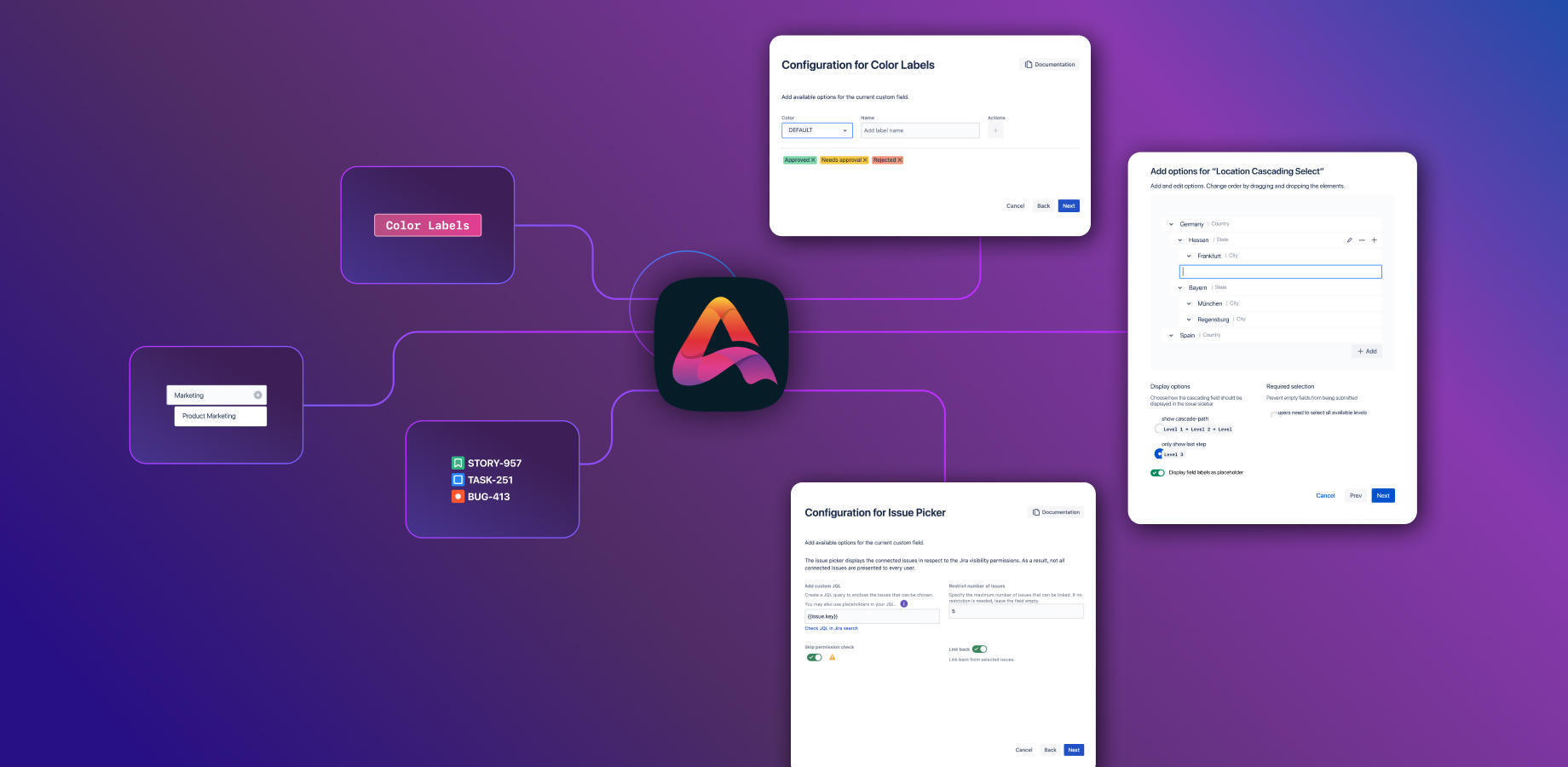 Super easy & user friendly custom field wizard