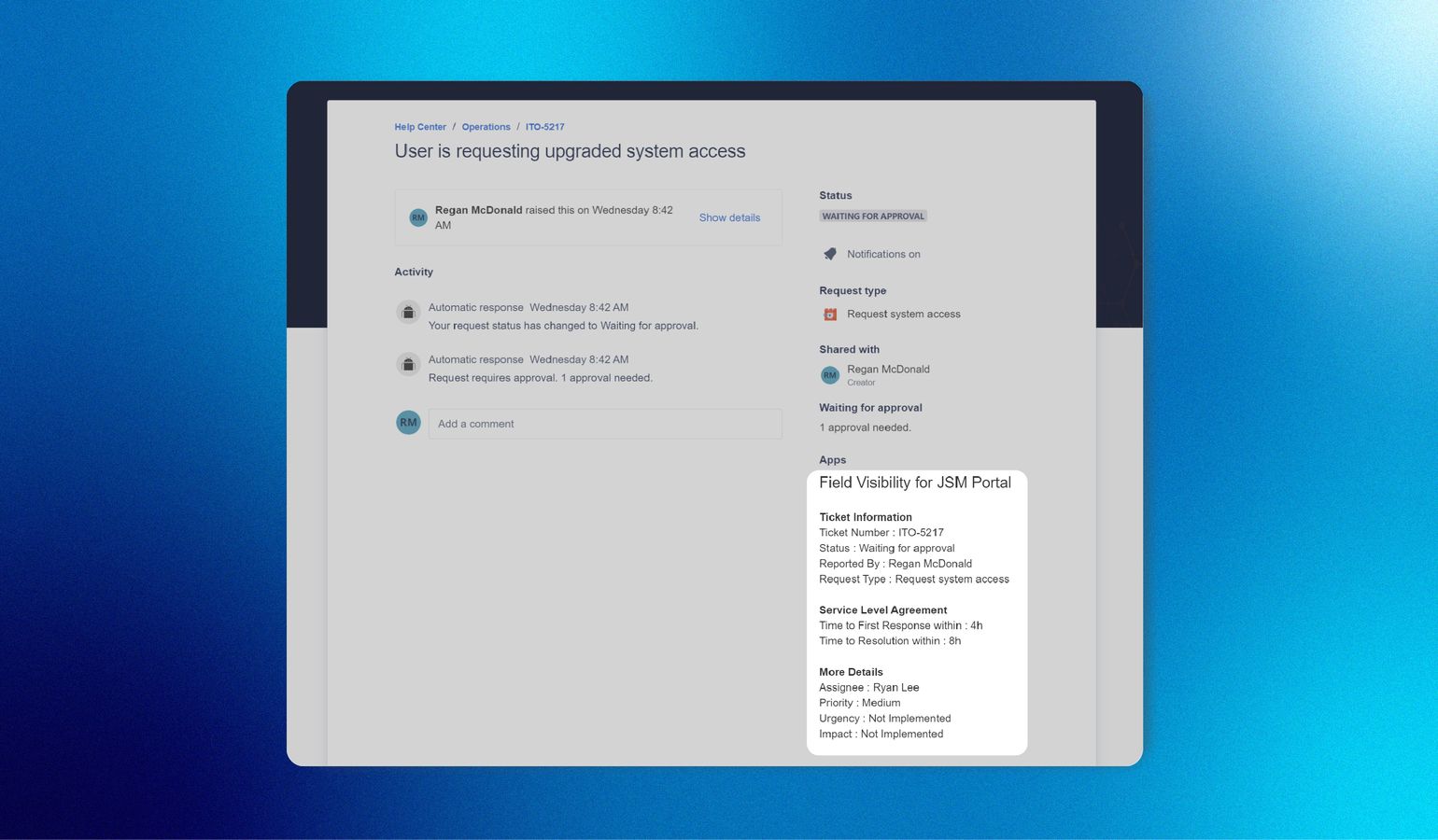 Improved JSM Customer Experience