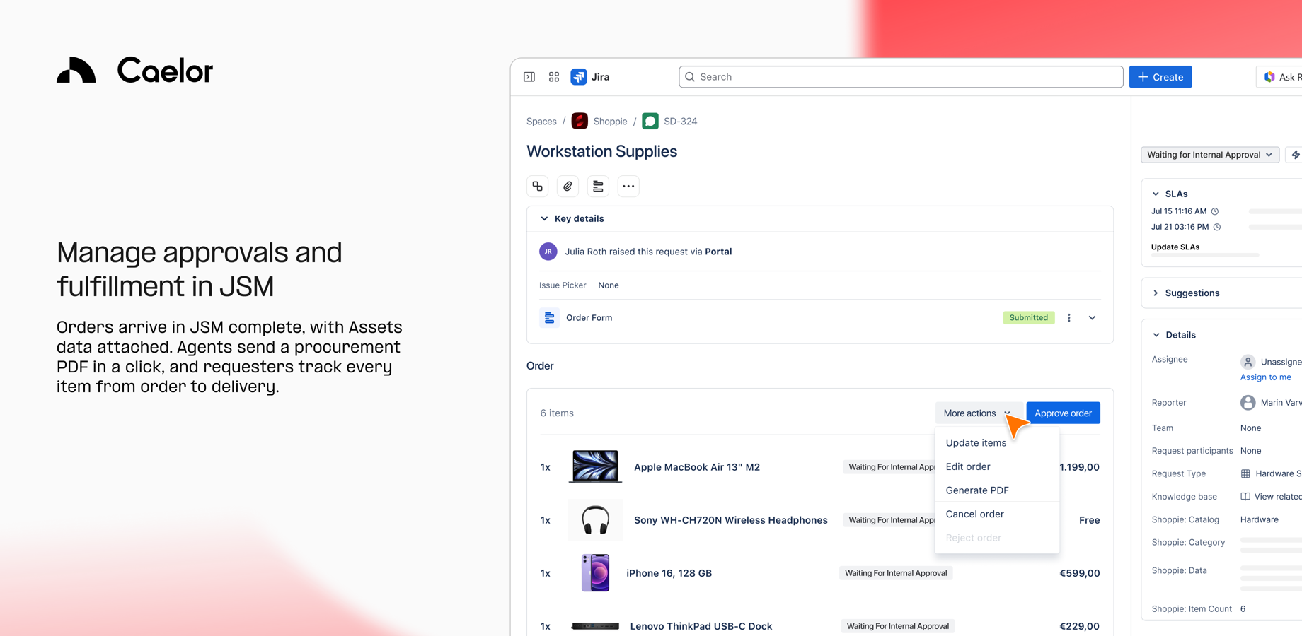 Everything agents need to fulfill orders fast