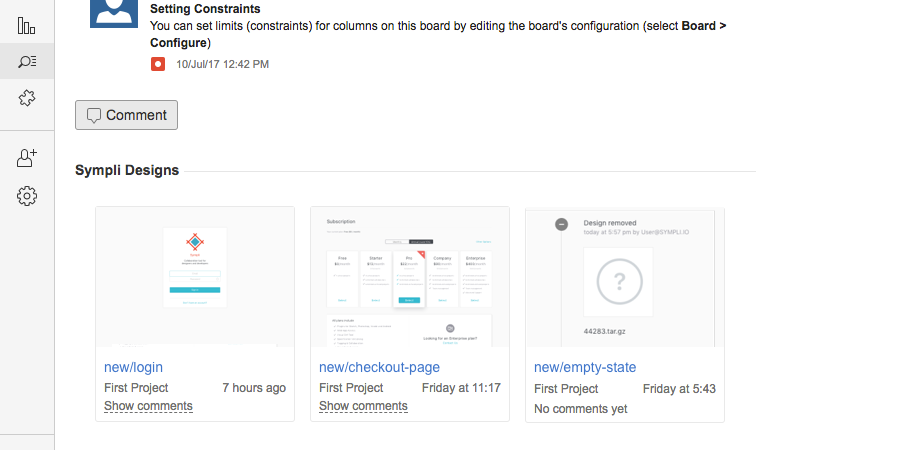 Sympli designs thumbnails right in Jira issue