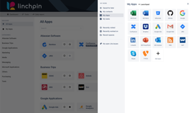 When using the Linchpin Intranet Suite and its Linchpin Theme plugin, the apps are accessible from every page thanks to the custom sidebar.