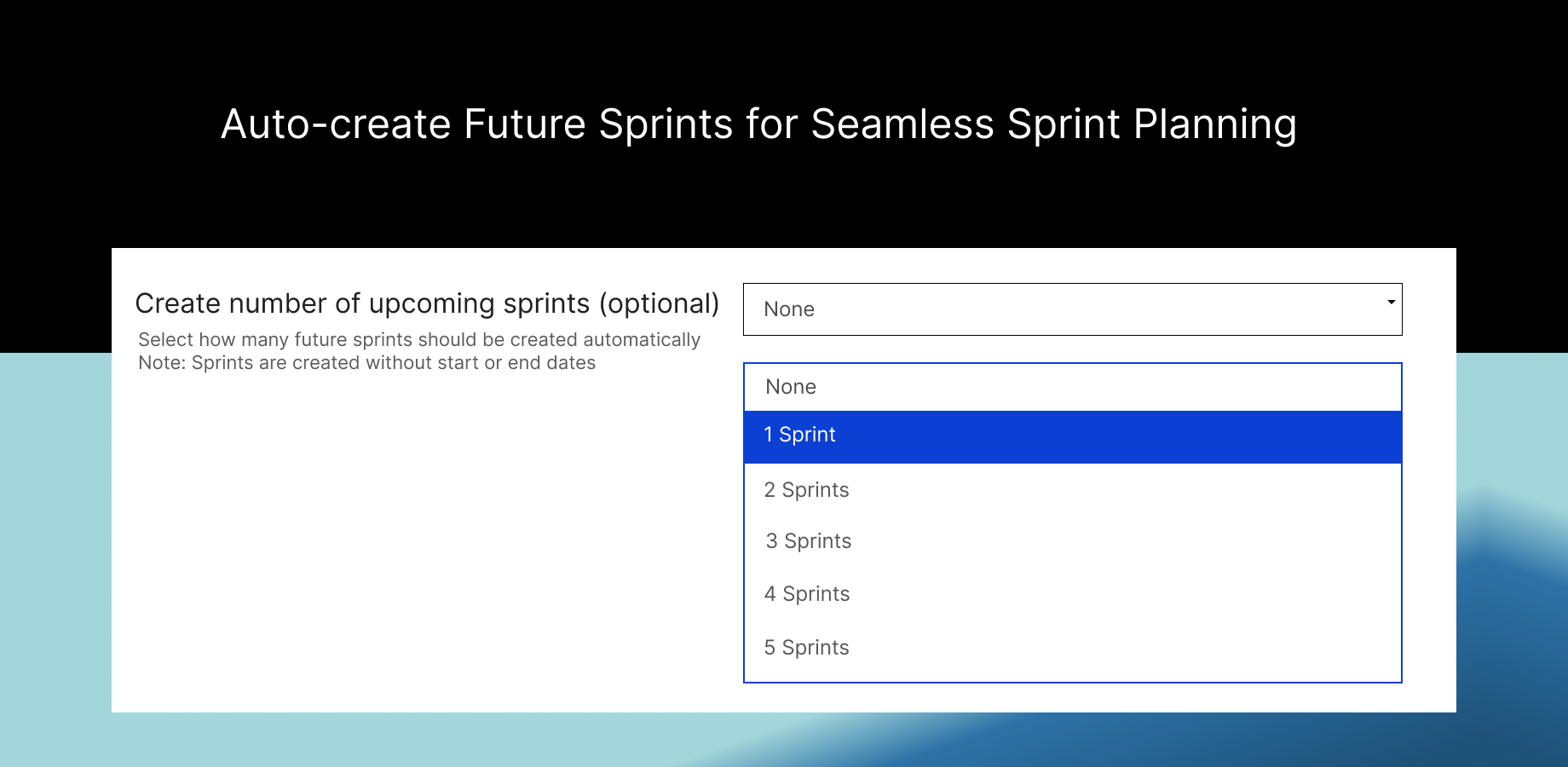 Auto-create future sprints