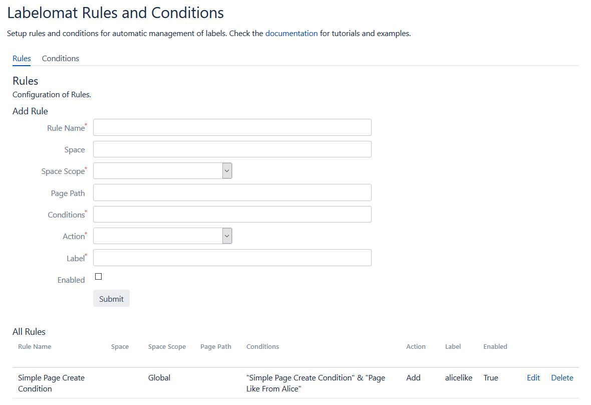 Create rules for automatic label management.
