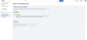 Change the name of the jira space which hosts the contract attachment