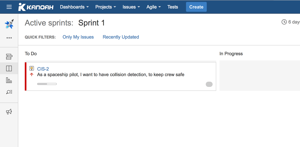 Add checklist type fields to Jira Agile's card layout.