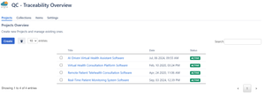 Easily create Projects to track new features or app developments