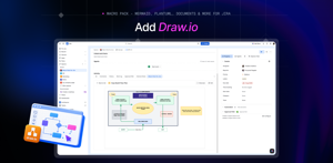 Display draw.io diagrams directly in Jira to keep architectures, workflows, and visual documentation connected to the task.
