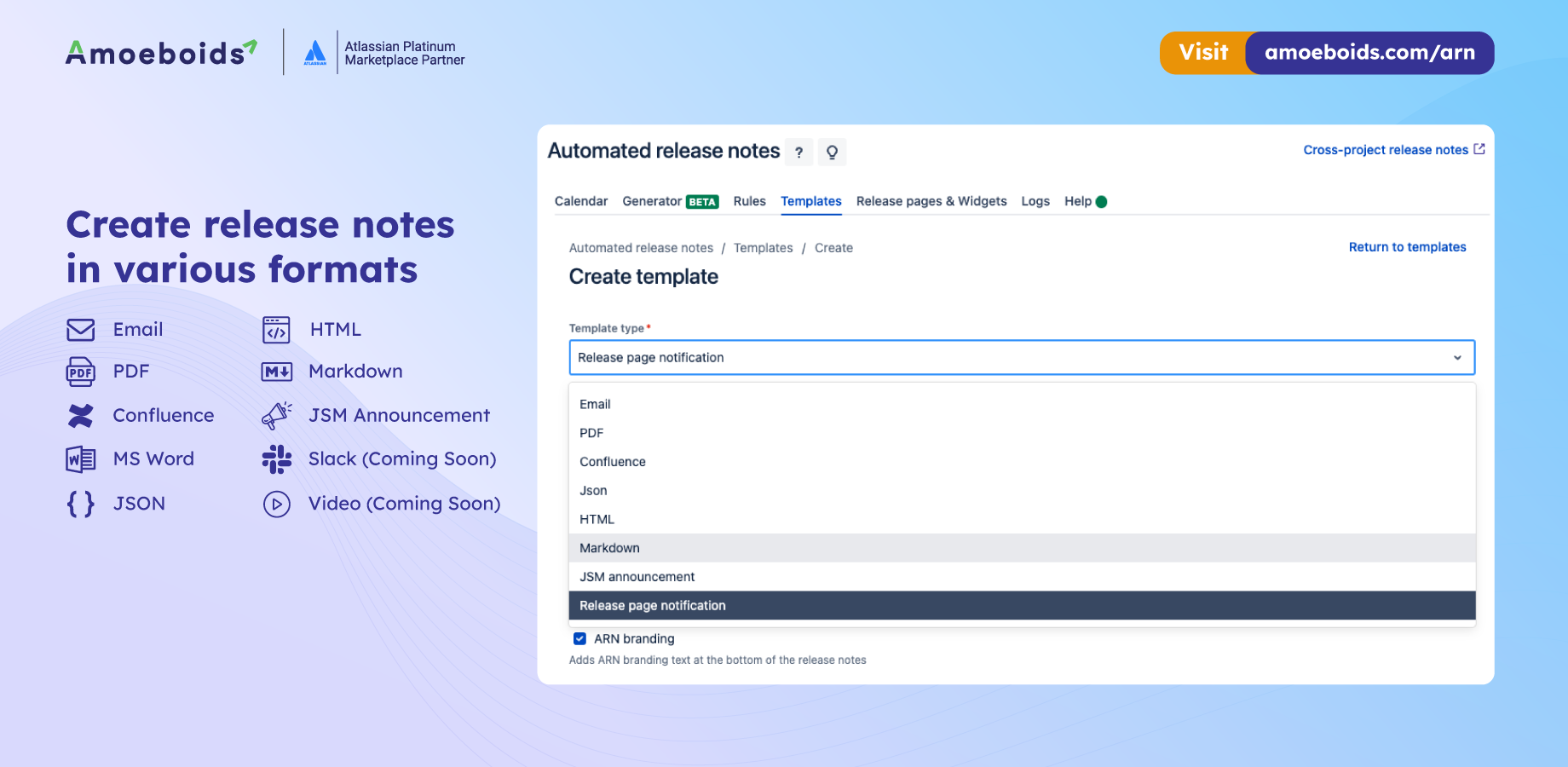Release Notes in Multiple Formats