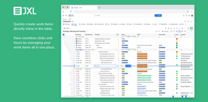 Quickly create work items directly inline in the table. Save countless clicks and hours by managing your work items all in one place.