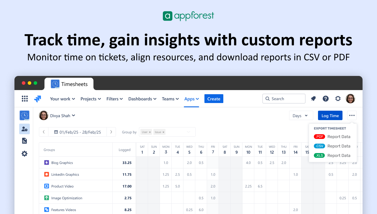 Track time, boost productivity, & download reports