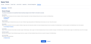 Easily review your pages and changes before your publish.