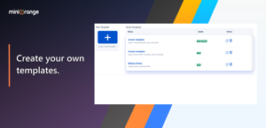 Create your own templates