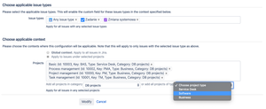 Better context view for custom fields