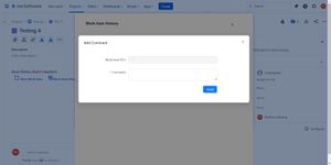 The "Add Comments" link in the app allows the user to add comments on all the connected Azure DevOps Work Items from Jira.