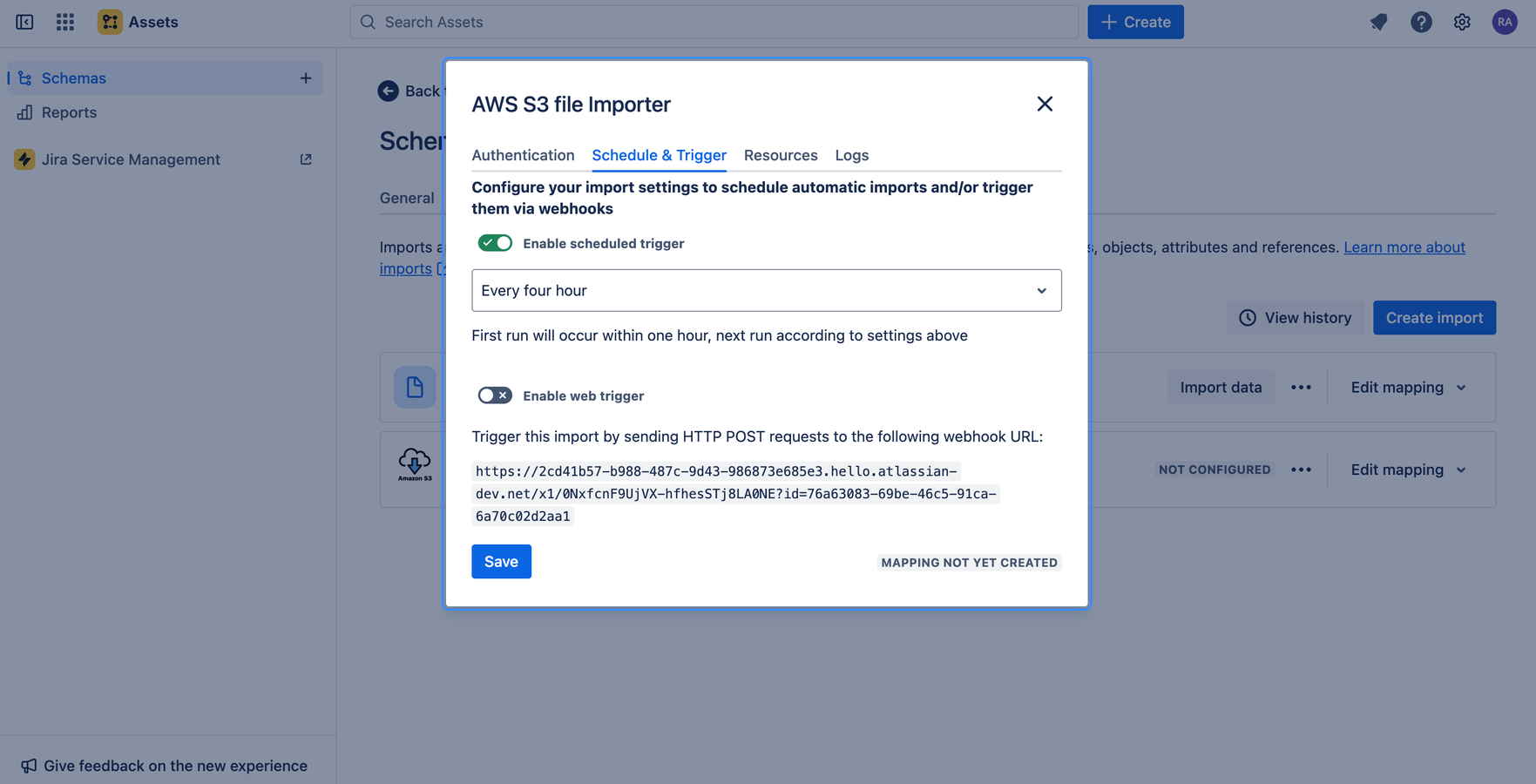 Schedule, webhook or manual triggers