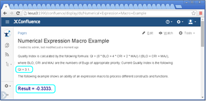 Values from macros may be used for building smart reports