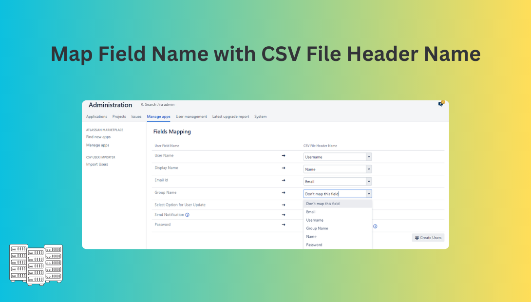 Map Field Name with CSV File Header Name