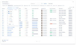 TheAdvanced Portal Reports (Lite) enables customers to filter requests by key fields for faster, more relevant search results.